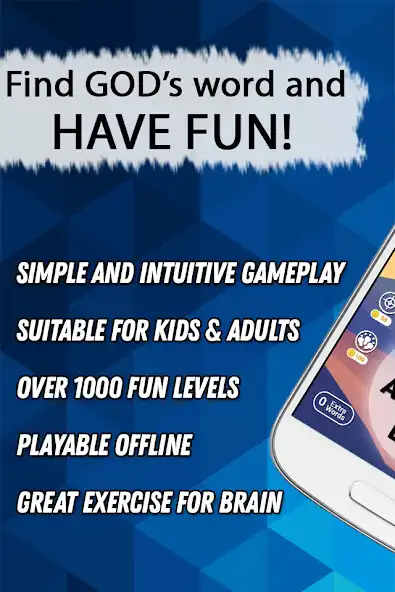 Play Bible Word Connect - Free Word as an online game Bible Word Connect - Free Word with UptoPlay