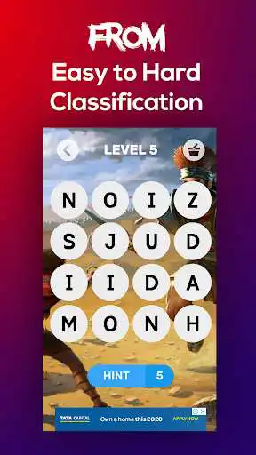 Play Bible Word Game - Find Bible Words as an online game Bible Word Game - Find Bible Words with UptoPlay