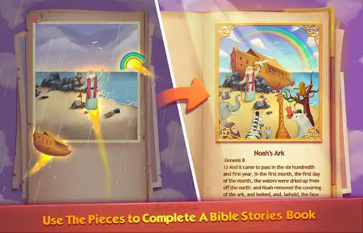 Play Bible Word Puzzle - Free Bible Story Game as an online game Bible Word Puzzle - Free Bible Story Game with UptoPlay