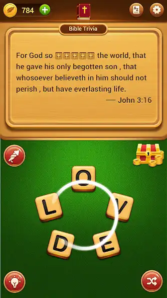 Play Bible Word Puzzle - Word Games as an online game Bible Word Puzzle - Word Games with UptoPlay