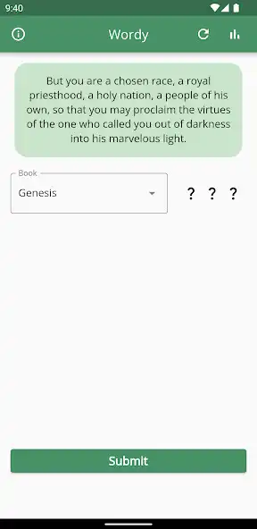 Play Bible Wordy as an online game Bible Wordy with UptoPlay