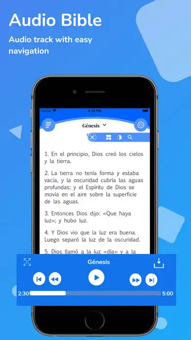 Play Biblia Cristiana con Audio as an online game Biblia Cristiana con Audio with UptoPlay