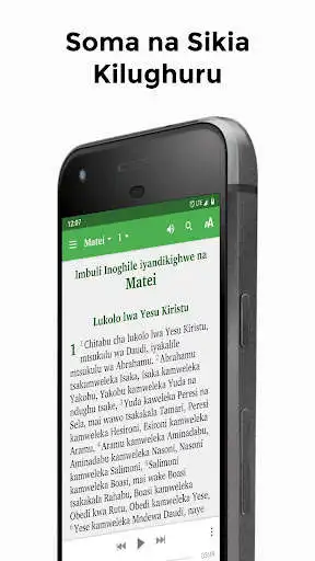 Play Biblia Kilughuru - Soma Lugha Yako  and enjoy Biblia Kilughuru - Soma Lugha Yako with UptoPlay