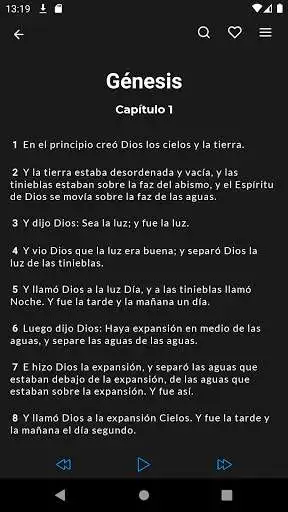 Play Biblia Reina Valera con audio as an online game Biblia Reina Valera con audio with UptoPlay