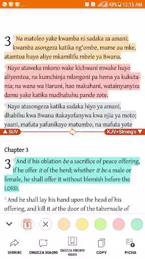 Play Biblia Takatifu -Swahili Bible as an online game Biblia Takatifu -Swahili Bible with UptoPlay