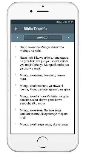 Play Biblia Takatifu - Swahili offline Bible as an online game Biblia Takatifu - Swahili offline Bible with UptoPlay