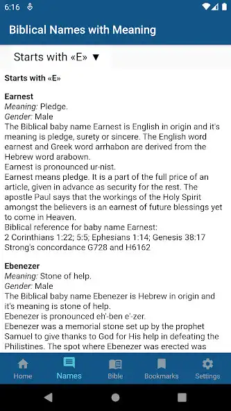 Play Biblical Names with Meaning an  and enjoy Biblical Names with Meaning an with UptoPlay