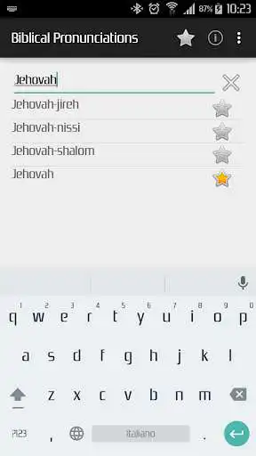 Play Biblical Pronunciations  and enjoy Biblical Pronunciations with UptoPlay