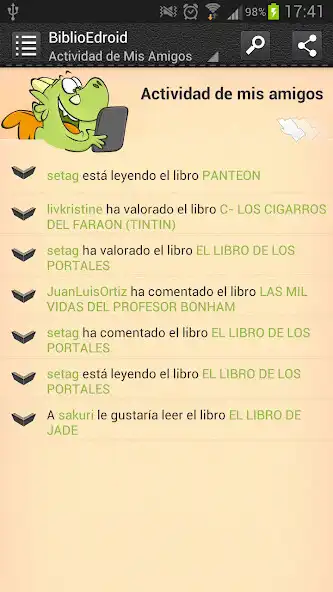 Play BiblioEdroid as an online game BiblioEdroid with UptoPlay