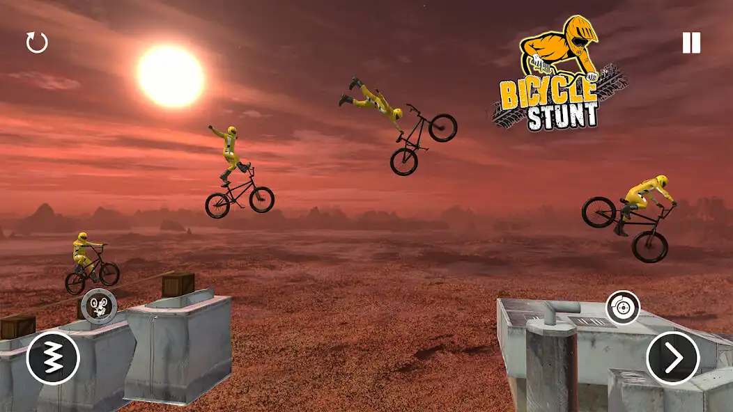 Play Bicycle Stunt 3D: Racing Game  and enjoy Bicycle Stunt 3D: Racing Game with UptoPlay