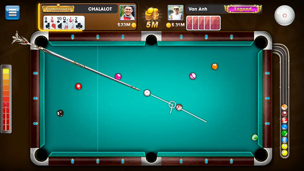 Play Bida ZingPlay – Bia 8 bi – Bi a 8 Ball Pool as an online game Bida ZingPlay – Bia 8 bi – Bi a 8 Ball Pool with UptoPlay