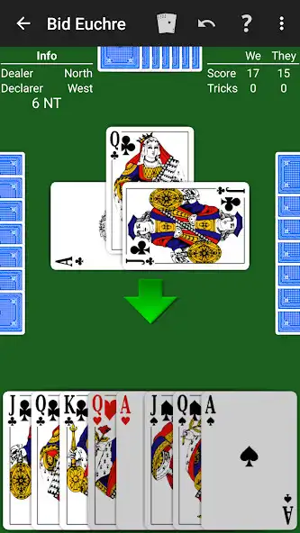 Play Bid Euchre - Expert AI  and enjoy Bid Euchre - Expert AI with UptoPlay