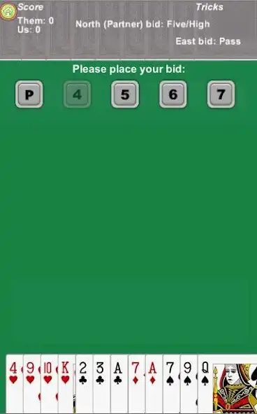 Play Bid Whist Challenge as an online game Bid Whist Challenge with UptoPlay
