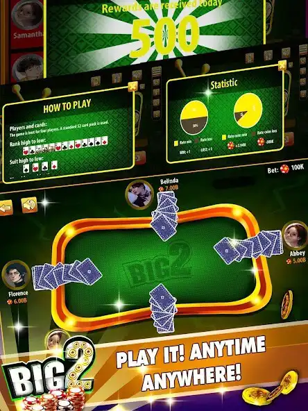 Play Big2 - Capsa Banting - Pusoy - Big Two  and enjoy Big2 - Capsa Banting - Pusoy - Big Two with UptoPlay