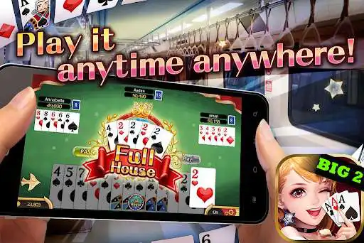 Play Big2 - Pusoy Dos Online, Offline  and enjoy Big2 - Pusoy Dos Online, Offline with UptoPlay