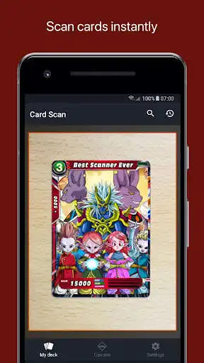 Play BigAR DBSuper - Card Scanner  and enjoy BigAR DBSuper - Card Scanner with UptoPlay