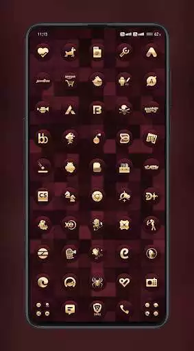 Play Big Bang Gold On Maroon Icons as an online game Big Bang Gold On Maroon Icons with UptoPlay