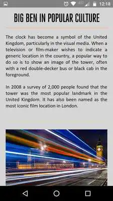 Play Big Ben Visitor Guide