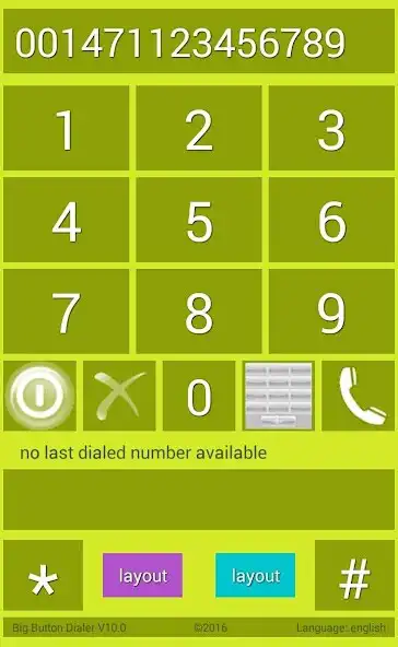 Play Big Button  OneTouch Dialer