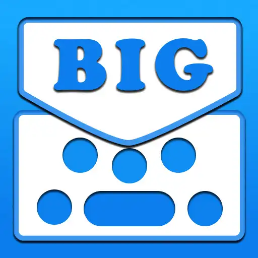Play Big buttons keyboard: Big keys APK
