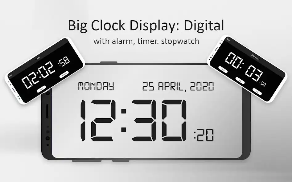 Play Big Clock Display: Digital  and enjoy Big Clock Display: Digital with UptoPlay