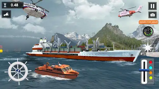 Play Big Container Ship Simulator as an online game Big Container Ship Simulator with UptoPlay