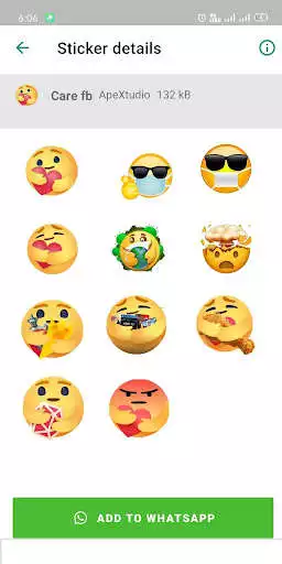 Play Big Emoji Stickers WAStickerApps as an online game Big Emoji Stickers WAStickerApps with UptoPlay