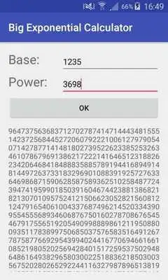 Play Big Exponential Calculator
