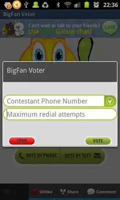 Play BigFan Voter
