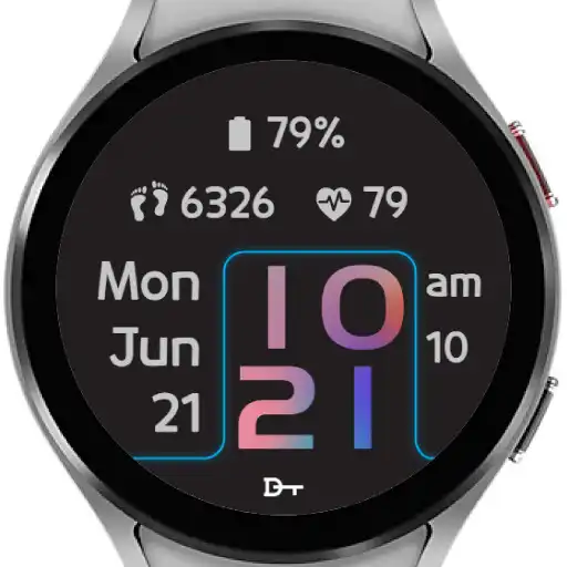 Play big font digital watch face APK Play big font digital watch face APK