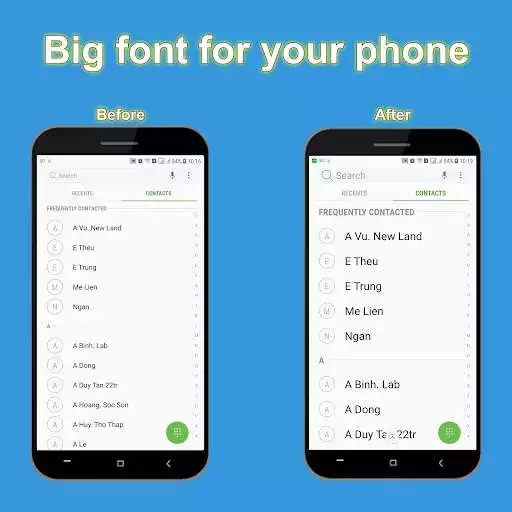 Play Big font - Enlarge font size  and enjoy Big font - Enlarge font size with UptoPlay
