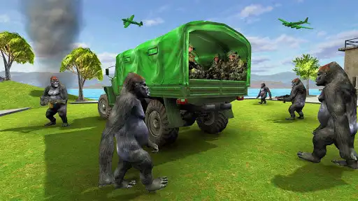 Play Bigfoot Apes War - Rise Of Yeti Monsters as an online game Bigfoot Apes War - Rise Of Yeti Monsters with UptoPlay