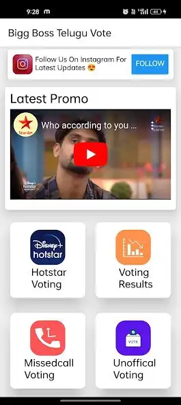 Play Bigg Boss 6 Telugu Vote  and enjoy Bigg Boss 6 Telugu Vote with UptoPlay