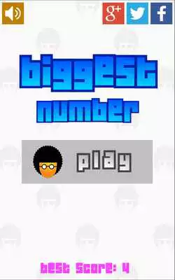 Play Biggest Number