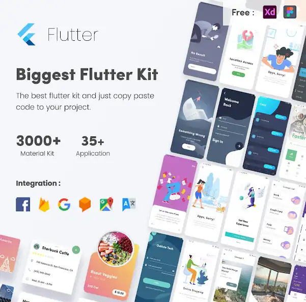 Play Biggest Pro Kit Flutter UI KIT  and enjoy Biggest Pro Kit Flutter UI KIT with UptoPlay