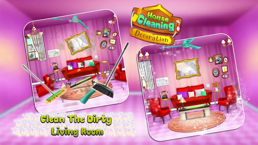Play Big House Cleaning Game  and enjoy Big House Cleaning Game with UptoPlay