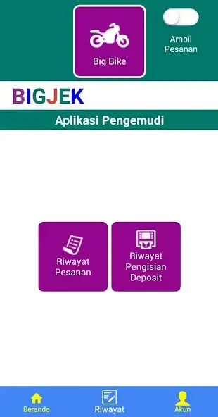 Play Bigjek Pengemudi Motor as an online game Bigjek Pengemudi Motor with UptoPlay