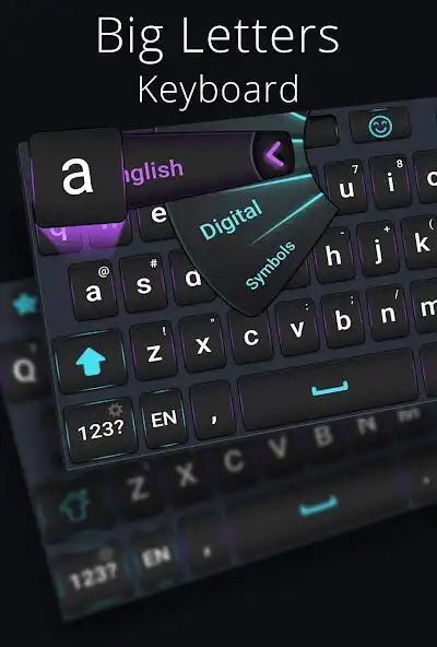 Play Big letters keyboard Play Big letters keyboard