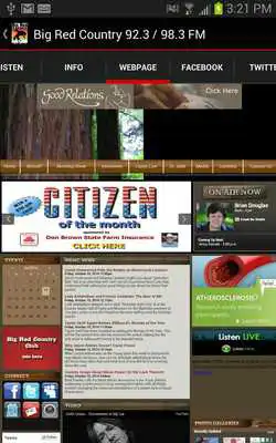 Play Big Red Country 92.3 / 98.3 FM