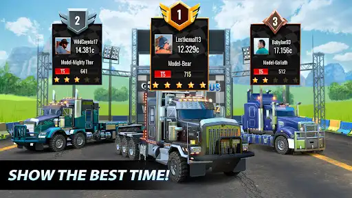 Play Big Rig Racing:Truck drag race as an online game Big Rig Racing:Truck drag race with UptoPlay