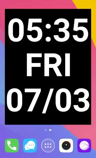 Play big small clock widget  and enjoy big small clock widget with UptoPlay
