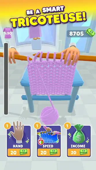 Play Big Stitch - 3D Knit game  and enjoy Big Stitch - 3D Knit game with UptoPlay