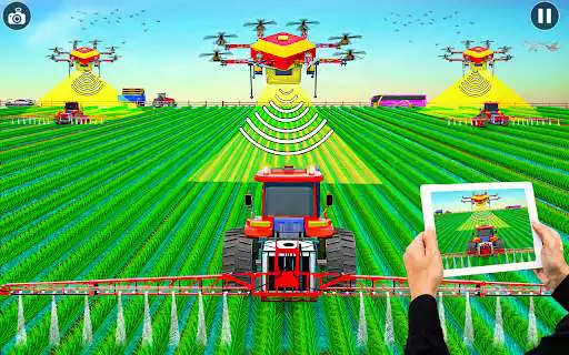 Play Big Tractor: Farming Simulator as an online game Big Tractor: Farming Simulator with UptoPlay