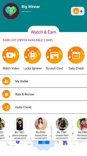 Play BigWinner : Lucky Spin, Video Offer and enjoy BigWinner : Lucky Spin, Video Offer with UptoPlay Play BigWinner : Lucky Spin, Video Offer and enjoy BigWinner : Lucky Spin, Video Offer with UptoPlay