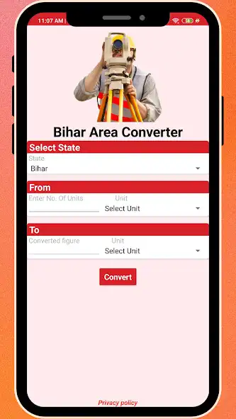 Play Bihar Area Converter as an online game Bihar Area Converter with UptoPlay