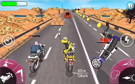 Play Bike attack: 3d Bike race as an online game Bike attack: 3d Bike race with UptoPlay