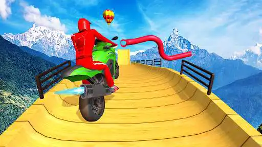Play Bike Games : Racing Games 3D Moto Stunt as an online game Bike Games : Racing Games 3D Moto Stunt with UptoPlay
