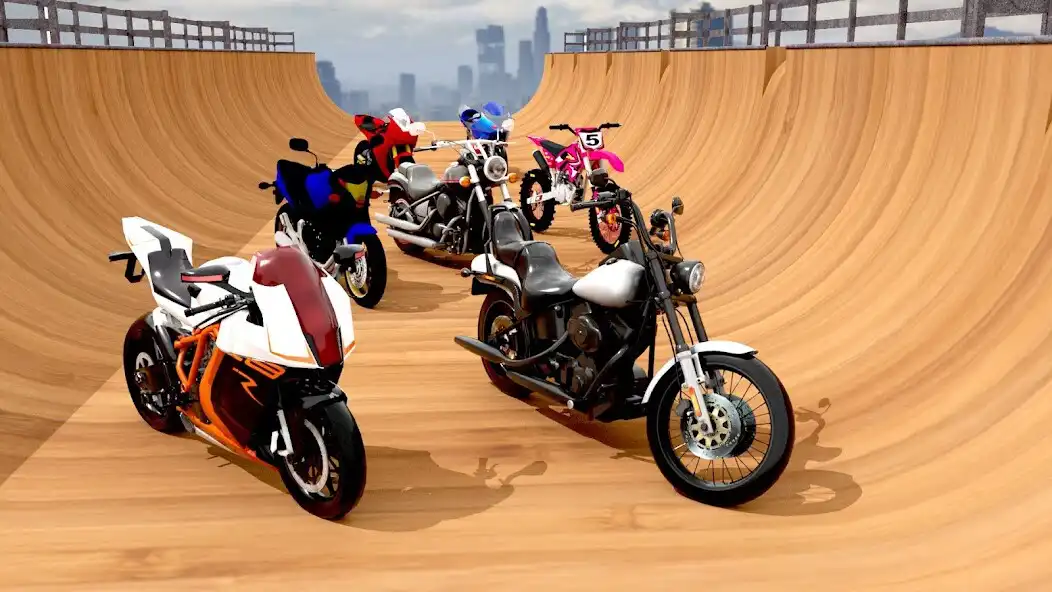 Play Bike GT Racing : Moto Stunt as an online game Bike GT Racing : Moto Stunt with UptoPlay
