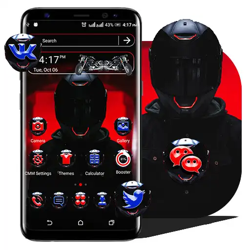 Play Bike Helmet Launcher Theme APK Play Bike Helmet Launcher Theme APK