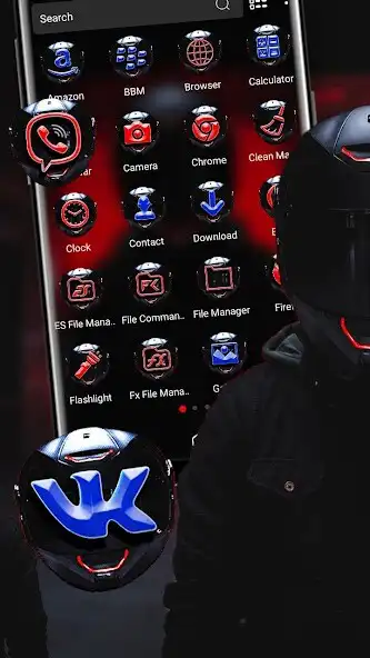 Play Bike Helmet Launcher Theme as an online game Bike Helmet Launcher Theme with UptoPlay